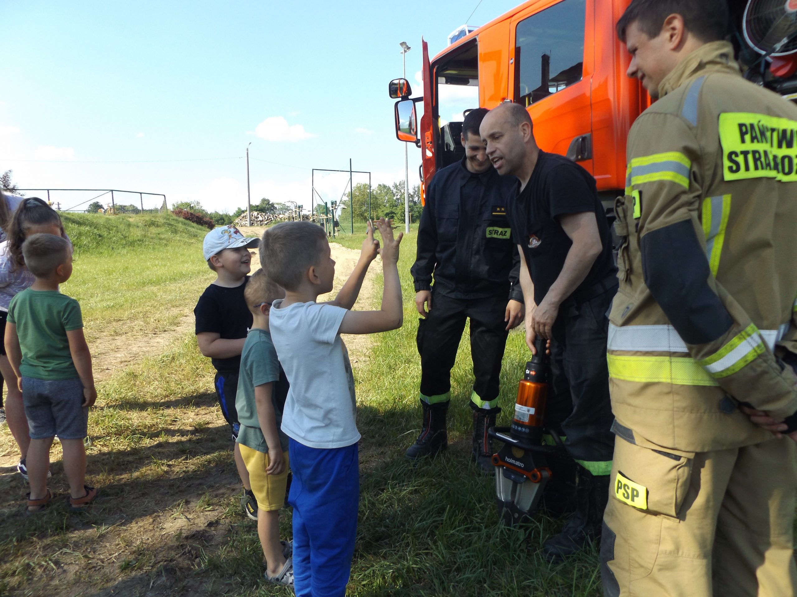 Spotkania z psychologiem oraz pracownikami Komendy Powiatowej Państwowej Straży Pożarnej w Gołdapi
