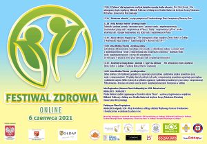 Plakat wydarzenia Festiwal Zdrowia
