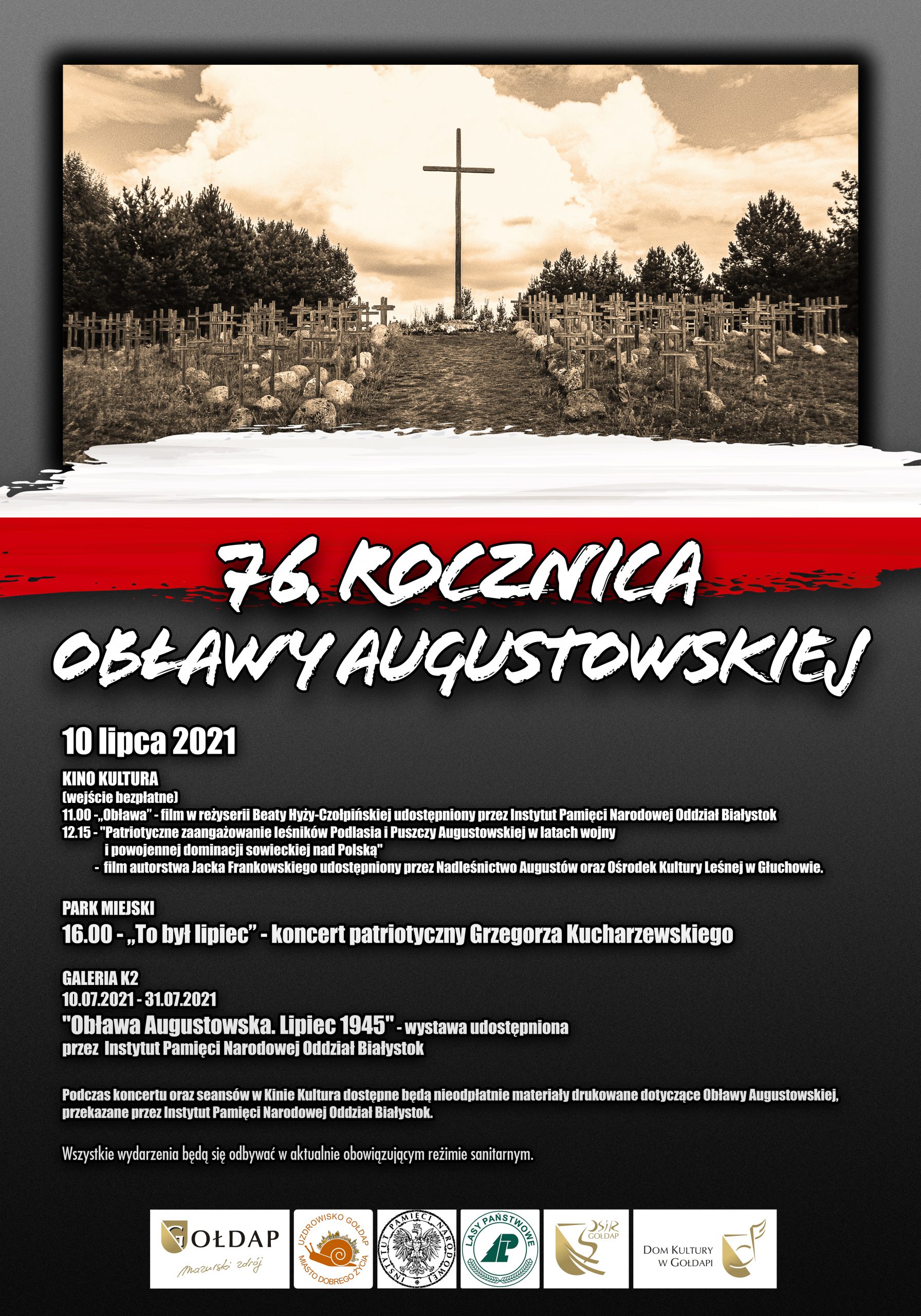 Plakat 76. rocznicy Obławy Augustowskiej